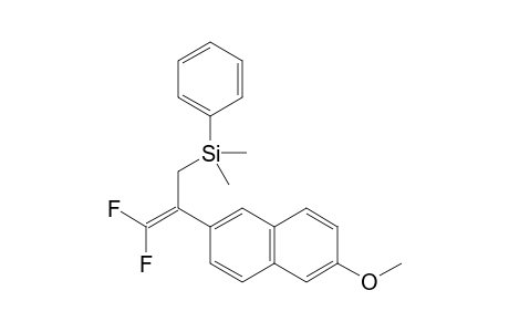 (3,3-Difluoro-2-(6-methoxynaphthalen-2-yl)allyl)dimethyl(phenyl)silane