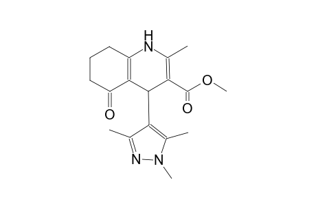 methyl 2-methyl-5-oxo-4-(1,3,5-trimethyl-1H-pyrazol-4-yl)-1,4,5,6,7,8-hexahydro-3-quinolinecarboxylate