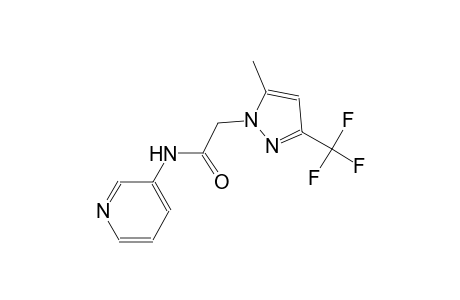 2-[5-methyl-3-(trifluoromethyl)-1H-pyrazol-1-yl]-N-(3-pyridinyl)acetamide
