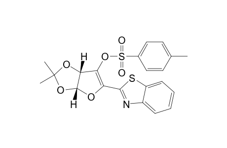 Furo[2,3-d]-1,3-dioxol-6-ol, 5-(2-benzothiazolyl)-3a,6a-dihydro-2,2-dimethyl-, 4-methylbenzenesulfonate (ester), (3aR-cis)-