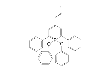 1,1-Diphenoxy-2,6-diphenyl-4-(1-propenyl)-lambda5-phosphorine