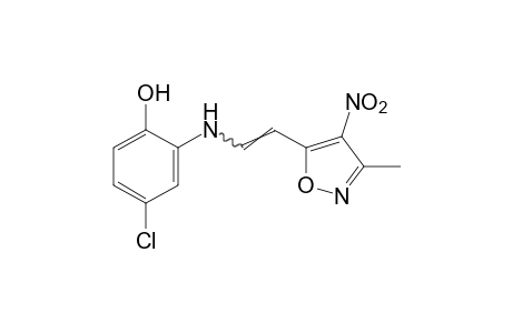 4-Chloro-2-{[2-(3-methyl-4-nitro-5-isoxazolyl)vinyl]amino}phenol