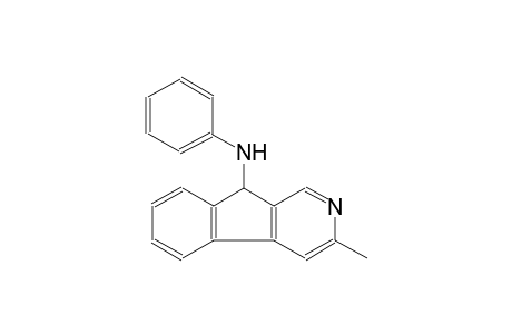 9H-indeno[2,1-c]pyridin-9-amine, 3-methyl-N-phenyl-