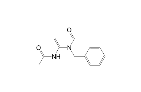 Acetamide, N-[1-[formyl(phenylmethyl)amino]ethenyl]-
