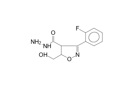 3-(2-FLUOROPHENYL)-4-AMINOCARBAMOYL-5-HYDROXYMETHYLISOXAZOLINE
