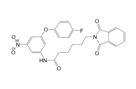 6-(1,3-Dioxo-1,3-dihydro-2H-isoindol-2-yl)-N-[3-(4-fluorophenoxy)-5-nitrophenyl]hexanamide