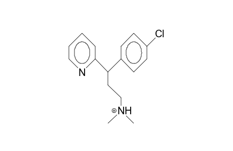 [3-(4-Chloro-phenyl)-3-(2-pyridyl)-propyl]-dimethylammonium cation