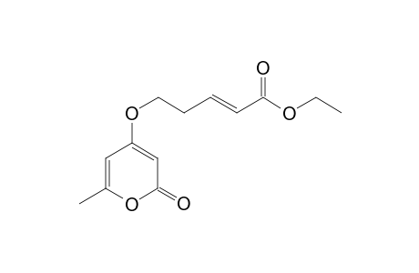 4-[[4-Ethoxycarbonyl)-trans-3-butenyl]oxy]-6-methyl-2-pyrone