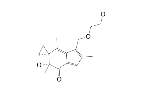 (5'R)-5'-hydroxy-1'-(2-hydroxyethoxymethyl)-2',5',7'-trimethylspiro[cyclopropane-1,6'-indene]-4'-one