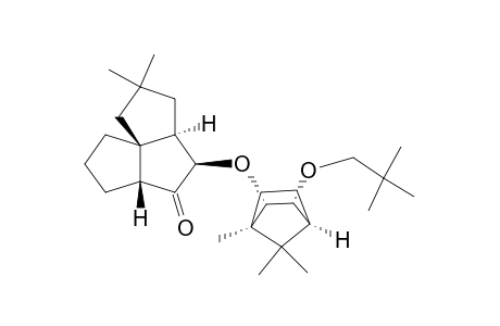 (3aR,5R,5aR,8aS)-5-[(1R,2S,3R,4S)-3-(2,2-dimethylpropoxy)-1,7,7-trimethyl-norbornan-2-yl]oxy-7,7-dimethyl-1,2,3,3a,5,5a,6,8-octahydrocyclopenta[h]pentalen-4-one