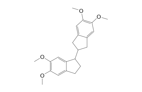 5,5'.6,6'-Tetramethoxy-2,2',3,3'-tetrahydro-1,2'-bi-1H-indenyl