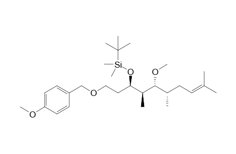 tert-Butyl[(3R,4R,5R,6S)-5-methoxy-1-(4-methoxybenzyloxy)-4,6,9-trimethyldec-8-en-3-yloxy]dimethylsilane
