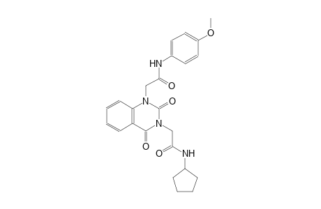 3-(3-cyclopentyl-2-oxopropyl)-1-[3-(4-methoxyphenyl)-2-oxopropyl]-1,2,3,4-tetrahydroquinazoline-2,4-dione