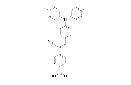 Benzoic acid, 4-[2-[4-[bis(4-methylphenyl)amino]phenyl]-1-cyanoethenyl]-