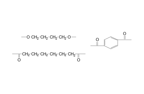 Copolyester of 1,4-butanediol with terephthalic and suberic acids