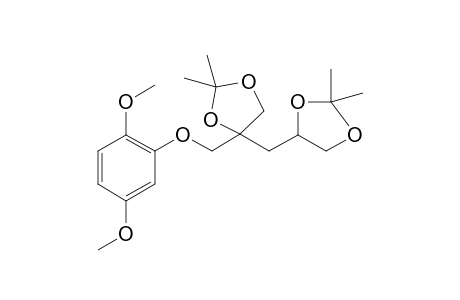(1R, and (1S,2S,4S)-1-(2,5-dimethoxyphenyl)-1,2,4,5-tetrahydroxy-3-deoxy-2-(hydroxymethyl)-2,2':4,5-di-o-isopropylidenepentitol