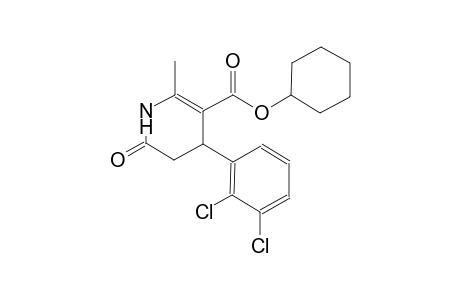cyclohexyl 4-(2,3-dichlorophenyl)-2-methyl-6-oxo-1,4,5,6-tetrahydro-3-pyridinecarboxylate