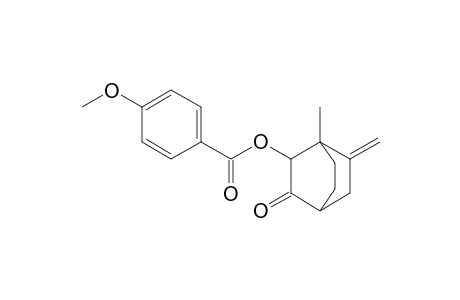 4-Methyl-5-methylene-2-oxobicyclo[2.2.2]octan-3-yl p-Methoxybenzoate