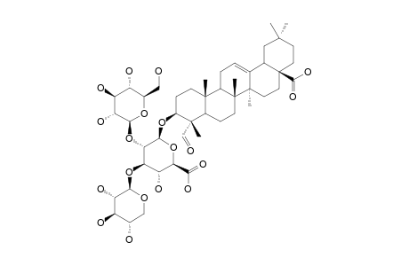 GYPSOGENIN-3-O-BETA-D-XYLOPYRANOSYL-(1->3)-[BETA-D-GALACTOPYRANOSYL-(1->2)]-BETA-D-GLUCURONOPYRANOSIDE