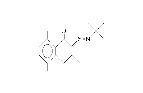 3,4-Dihydro-3,3,5,8-tetramethyl-2-thioxo-S-tert-butylimido-1-(2H)naphthalenone