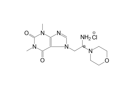 1-(1,3-dimethyl-2,6-dioxo-2,3,6,7-tetrahydro-1H-purin-7-yl)-2-(morpholin-4-yl)propan-2-ylium chloride