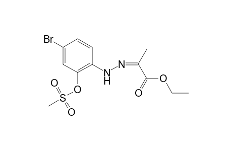 (E)-Ethyl Pyuvate 2-[2-(4-Bromo-2-methanesulfonyloxy)]phenylhydrazone