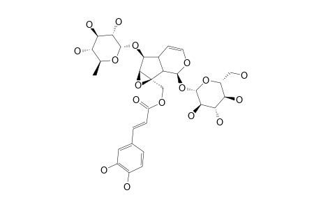 10-O-TRANS-CAFFEOYL-6-O-ALPHA-L-RHAMNOPYRANOSYLCATALPOL;GMENLINOSIDE-D