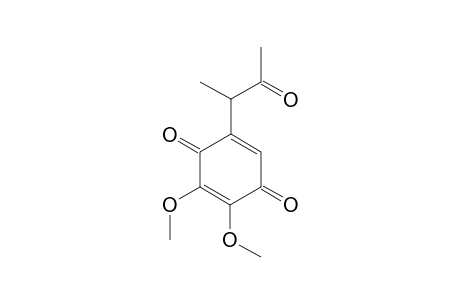 5-(2-keto-1-methyl-propyl)-2,3-dimethoxy-p-benzoquinone