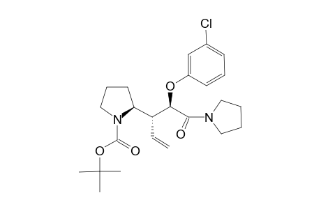 (2S)-2-[(1R)-1-[(1R)-2-OXO-1-(3-CHLOROPHENOXY)-2-(1-PYROLIDINYL)-ETHYL]-2-PROPEN-1-YL]-1-PYRROLIDINE-CARBOXYLIC-ACID-TERT.-BUTYLESTER