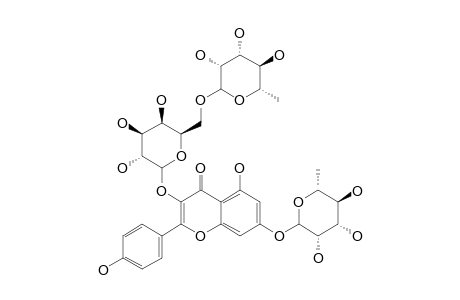 KAEMPFEROL-3-O-[RHAMNOPYRANOSYL-(1'''->6'')-GALACTOSIDE]-7-O-RHAMNOSIDE