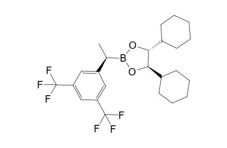 [2(1'R),4R,5R]-4,5-Dicyclohexyl-2-[1-[3,5-bis(trifluoromethyl)phenyl]ethyl]-1,3,2-dioxaborolane