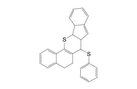 5,6,7,7a,9,12a-Hexahydro-7-phenylthio-13-thiaindano[3,2-b]phenanthrene
