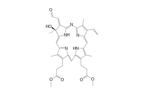 (2S)5-Aza-2-hydroxyprotoporphyrin 9 dimethyl ester