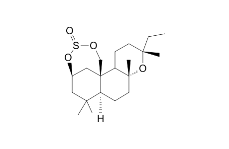 8.pha.,13-Epoxylabdane-2.beta.,20-diyl Sulfite