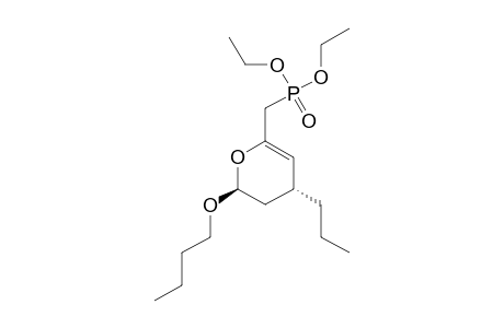 TRANS-2-BUTOXY-6-[(DIETHOXYPHOSPHORYL)-METHYL]-4-PROPYL-3,4-DIHYDRO-2H-PYRANE