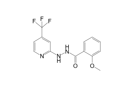 2-Methoxy-N'-[4-(trifluoromethyl)pyridin-2-yl]benzohydrazide