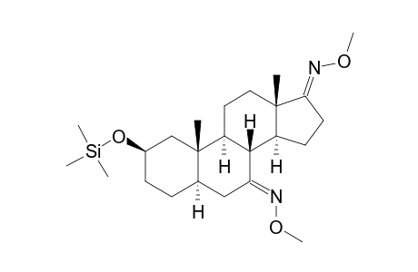 2.BETA.-[(TRIMETHYLSILYL)OXY]-5.ALPHA.-ANDROSTAN-7,17-DIONE(7,17-DI-O-METHYLOXIME)