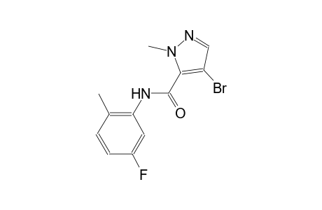 4-bromo-N-(5-fluoro-2-methylphenyl)-1-methyl-1H-pyrazole-5-carboxamide