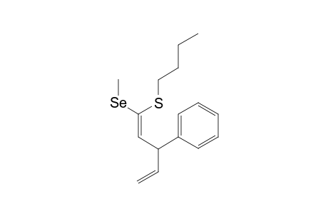 (E)-1-(BUTYLTHIO)-1-(METHYLSELENO)-3-PHENYL-1,4-PENTADIENE