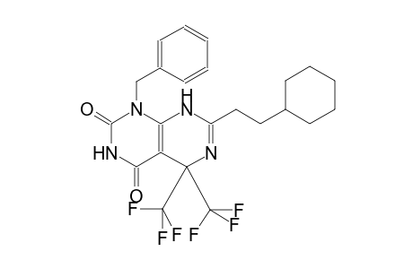 1-benzyl-7-(2-cyclohexylethyl)-5,5-bis(trifluoromethyl)-5,8-dihydropyrimido[4,5-d]pyrimidine-2,4(1H,3H)-dione