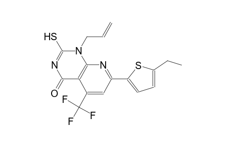 pyrido[2,3-d]pyrimidin-4(1H)-one, 7-(5-ethyl-2-thienyl)-2-mercapto-1-(2-propenyl)-5-(trifluoromethyl)-
