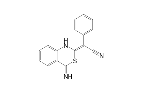 2-[.alpha.-Cyanobenzylidene]-4-imino-1,4-dihydrobenzo[d]-(1,3)-thiazine