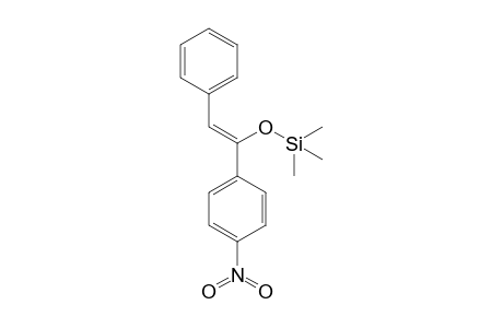 Trimethyl-[(Z)-1-(4-nitrophenyl)-2-phenyl-ethenoxy]silane