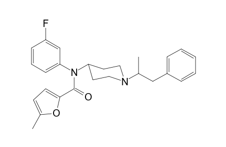 N-3-Fluorophenyl-5-methyl-N-[1-(1-phenylpropan-2-yl)piperidin-4-yl]-furan-2-carboxamide