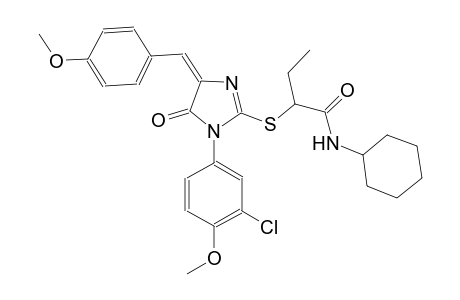 butanamide, 2-[[(4E)-1-(3-chloro-4-methoxyphenyl)-4,5-dihydro-4-[(4-methoxyphenyl)methylene]-5-oxo-1H-imidazol-2-yl]thio]-N-cyclohexyl-
