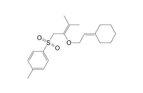 Benzene, 1-[[2-(2-cyclohexylideneethoxy)-3-methyl-2-butenyl]sulfonyl]-4-methyl-