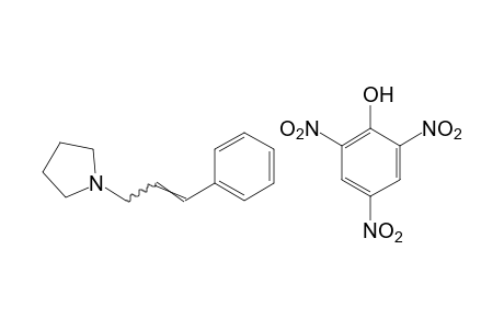 1-cinnamylpyrrolidine, picrate