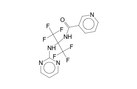 N-[2,2,2-Trifluoro-1-(2-pyrimidinylamino)-1-(trifluoromethyl)ethyl]nicotinamide