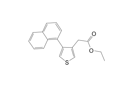 Ethyl 2-(4-(naphthalen-1-yl)thiophen-3-yl)acetate