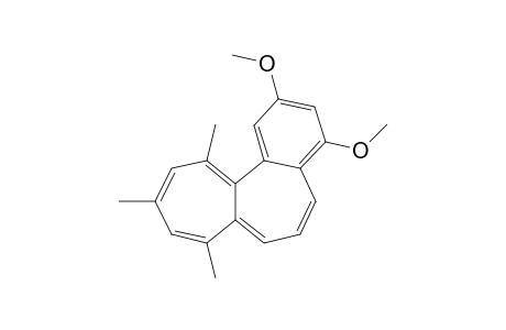 2,4-Dimethoxy-8,10,12-trimethylbenzo[a]heptalene